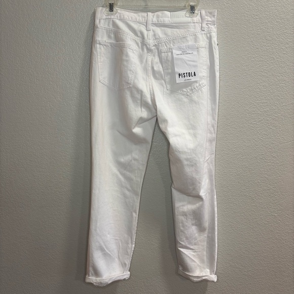 NWT Pistola Presley Women's White Distressed Jeans - Picture 5 of 6